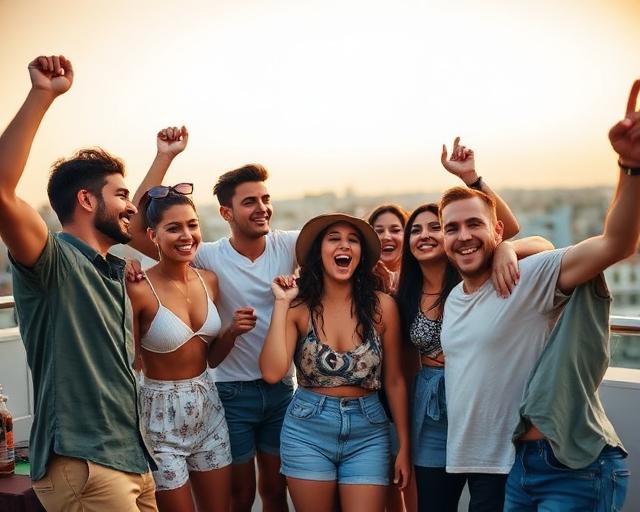 Young woman browsing dating apps on her phone