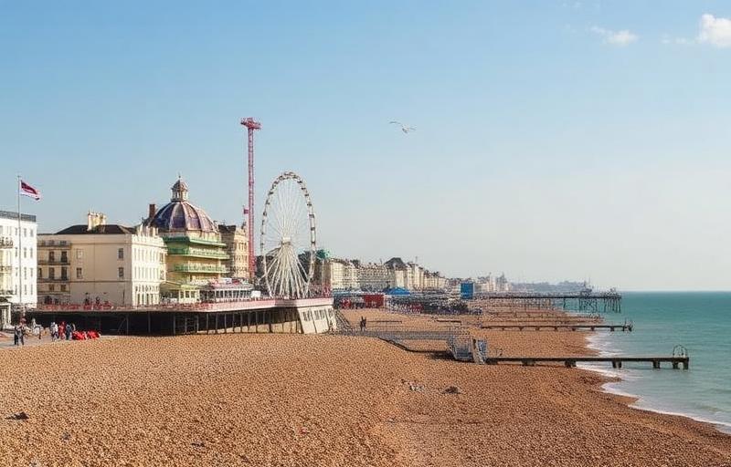 Brighton seafront and pier